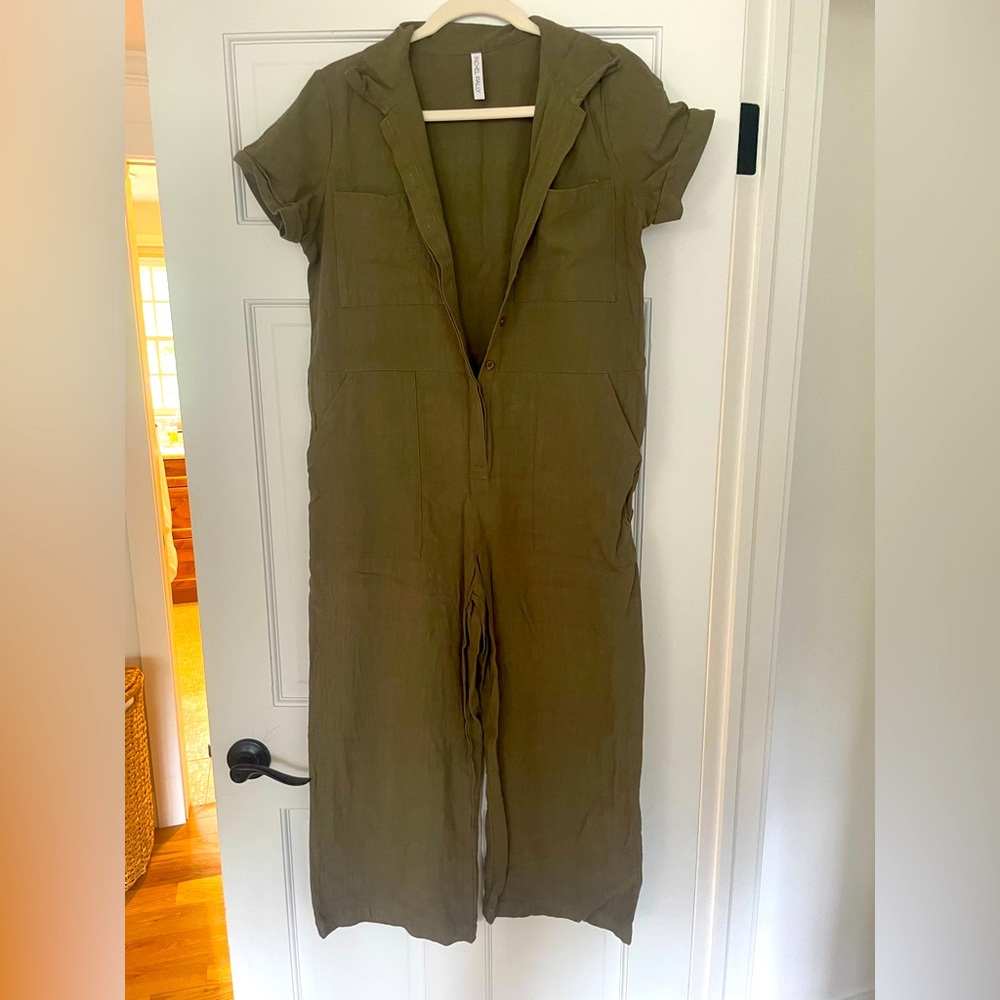 Rachel Pally Joey Olive Green Jumpsuit